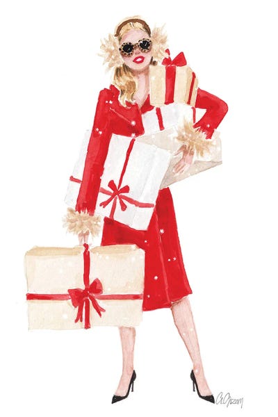 Holiday Gifts by Style of Brush framed wall art