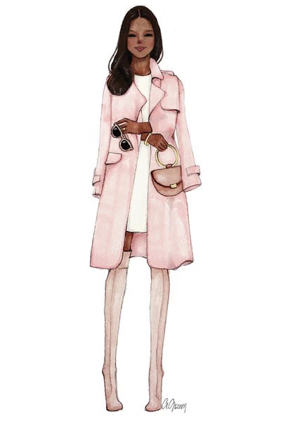Women's Coats & Jackets: Pink Love by Style of Brush