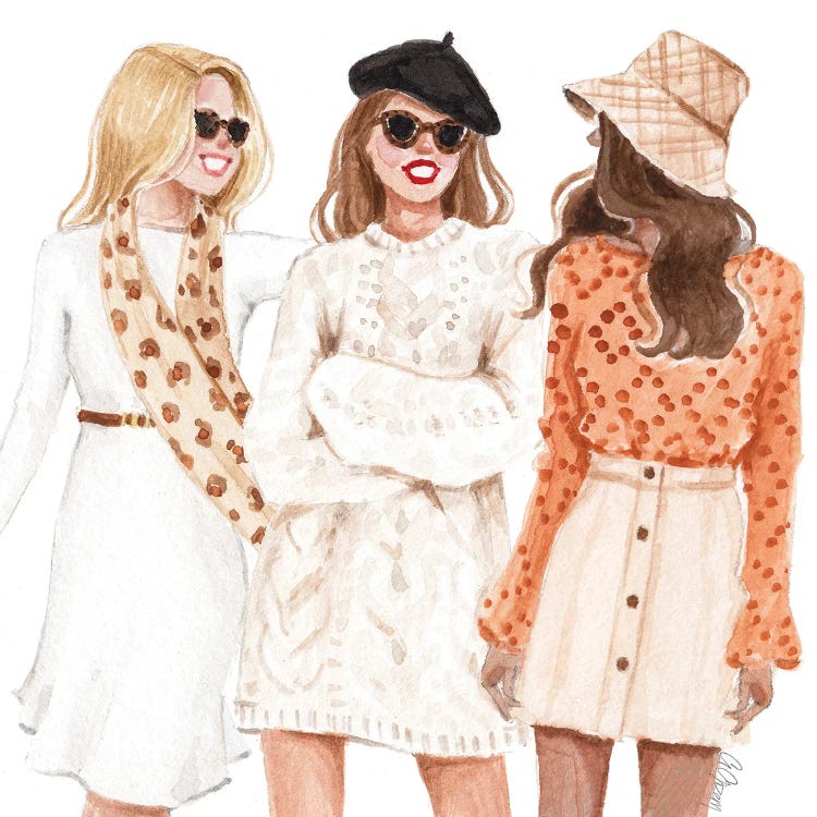 Friendship by Style of Brush wall art