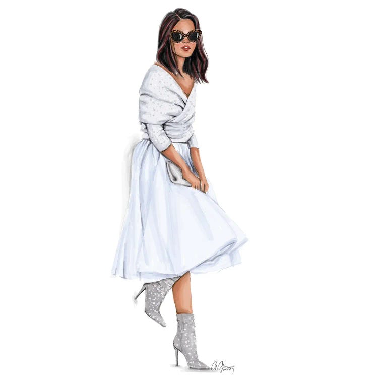 Tutu Skirt by Style of Brush wall art
