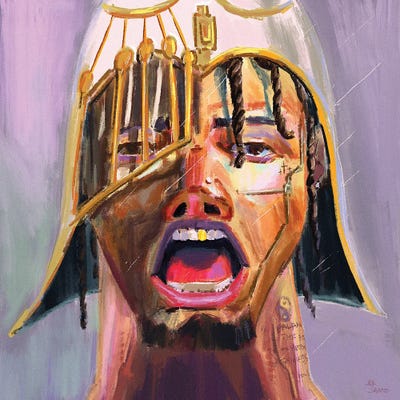 War Cry by Sam Onche canvas print