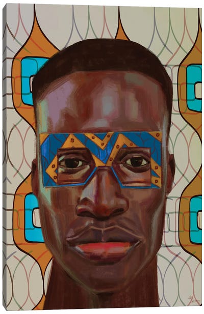 You See Me Canvas Art Print - Afrofuturism