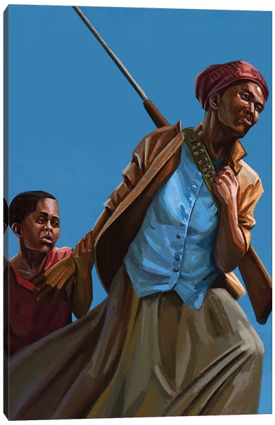 Harriet Tubman Canvas Art Print - Sam Onche