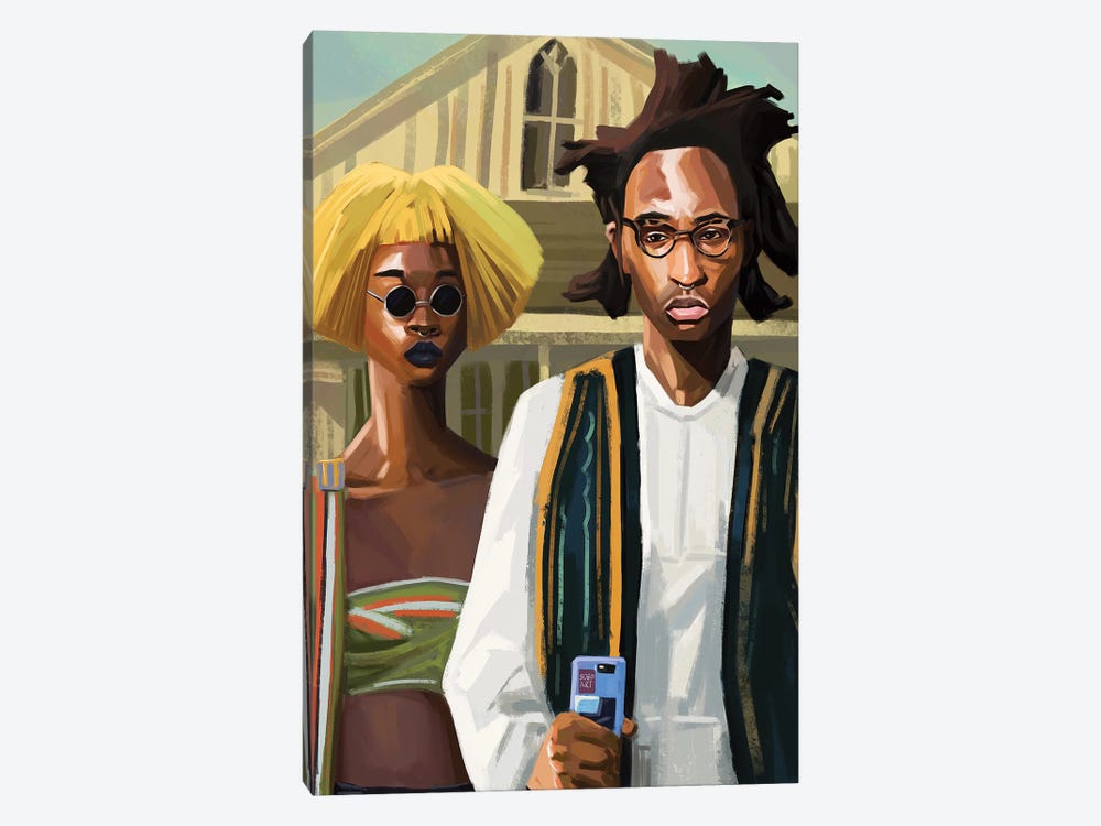 Afro Gothic by Sam Onche 1-piece Canvas Wall Art