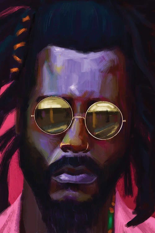 Dread Head by Sam Onche wall art