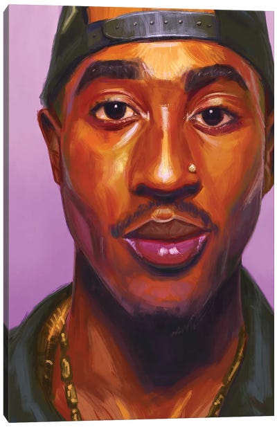 2pac Canvas Art Print - Tupac Shakur