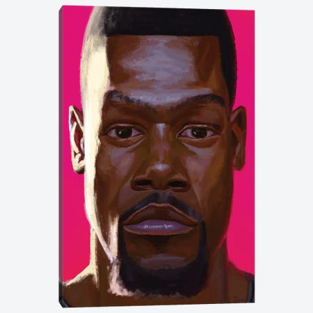 Kevin Durant Canvas Print #SOC55} by Sam Onche Canvas Art