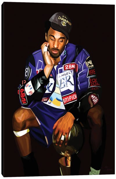 Kobe Bryant Canvas Art Print - Athlete & Coach Art