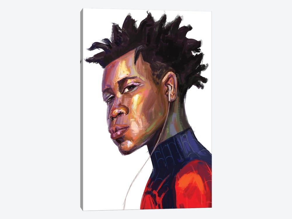 Miles Morales by Sam Onche 1-piece Canvas Art Print
