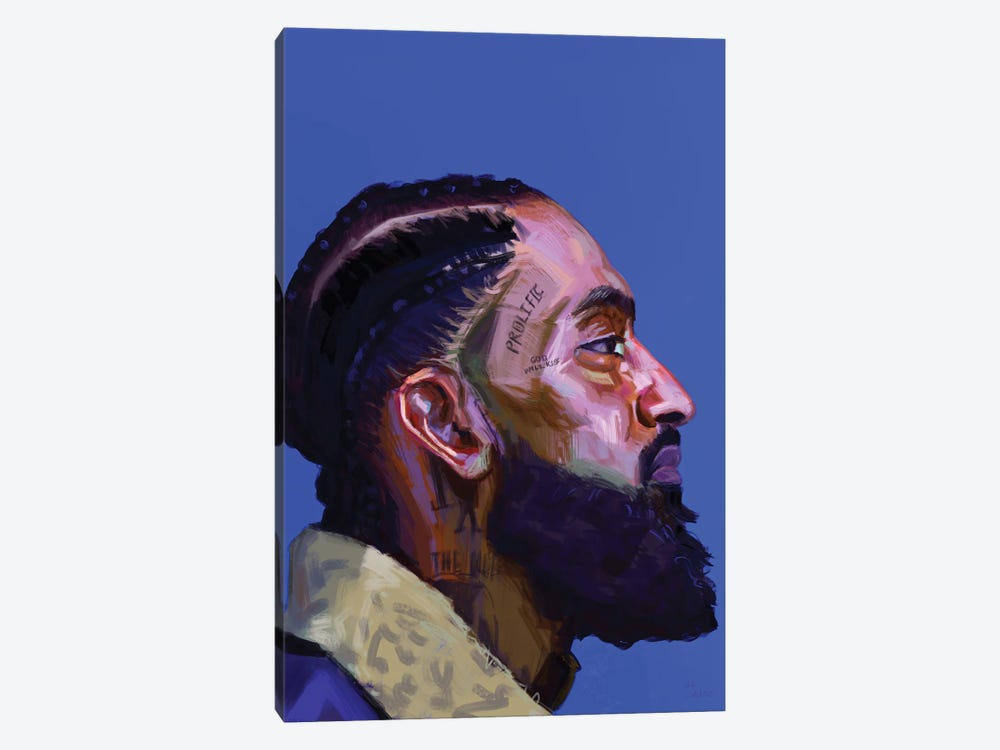 Nipsey Hussle by Sam Onche 1-piece Canvas Art