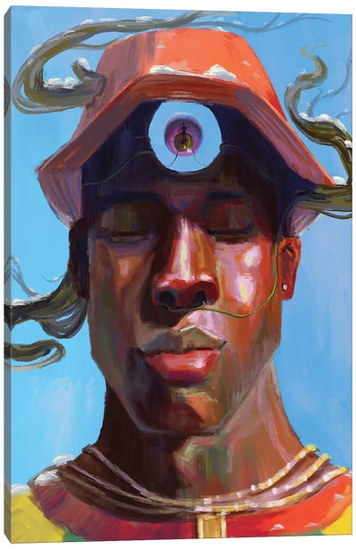 Mind's Eye Canvas Art Print - Psychedelic & Trippy Art