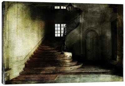 All Is Quiet Canvas Art Print - Stairs & Staircases