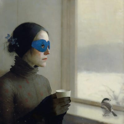 Sebastien And Hugo Confer About The Arrival Of Spring by Somnmigratory Studio canvas print