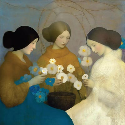 Preparing For Spring by Somnmigratory Studio canvas print