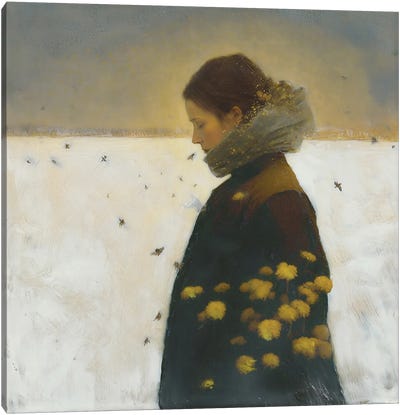 The Beekeeper's Daughter Canvas Art Print - Best Selling Portraits