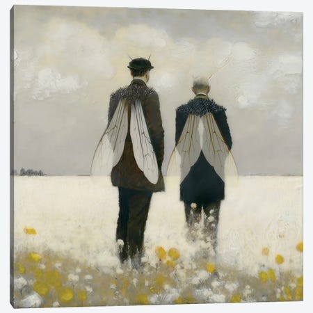 Virgil And Felix Scout For Early Blossoms Canvas Print #SOG2} by Somnmigratory Studio Canvas Artwork