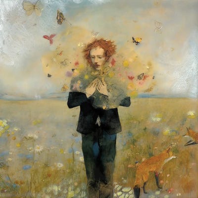 Emile Visits With Francoise And Clara by Somnmigratory Studio canvas print