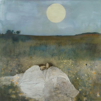 Summer Night On Firefly Hill by Somnmigratory Studio multi panel art