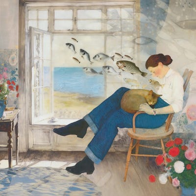 Figaros Dream by Somnmigratory Studio canvas print