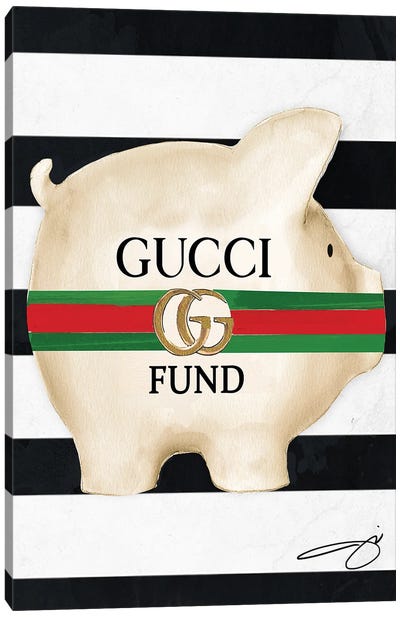 Saving For Gucci Canvas Art Print - Gucci Art
