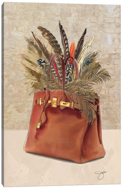 Fall In Love With Hermes Canvas Art Print - Bag & Purse Art