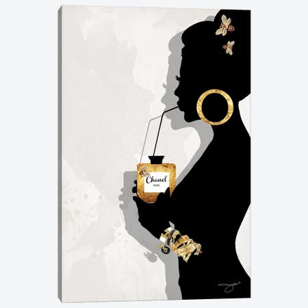 Sipping Couture Canvas Print #SOJ124} by Studio One Canvas Art Print