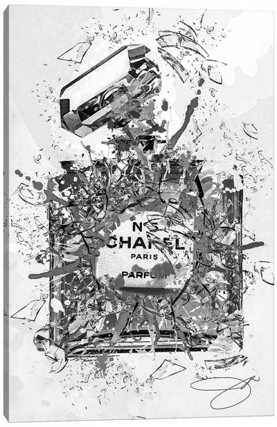 Enough Already Grey Canvas Art Print - Chanel Art