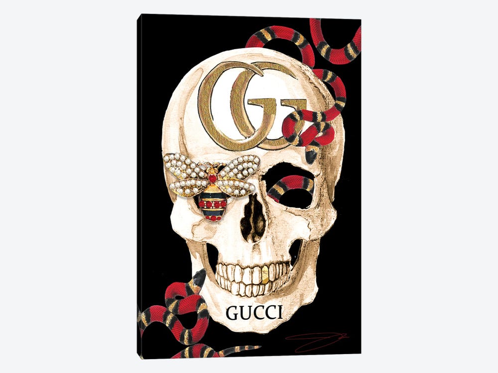 Gucci Skull Ii Canvas Art Print By Studio One Icanvas