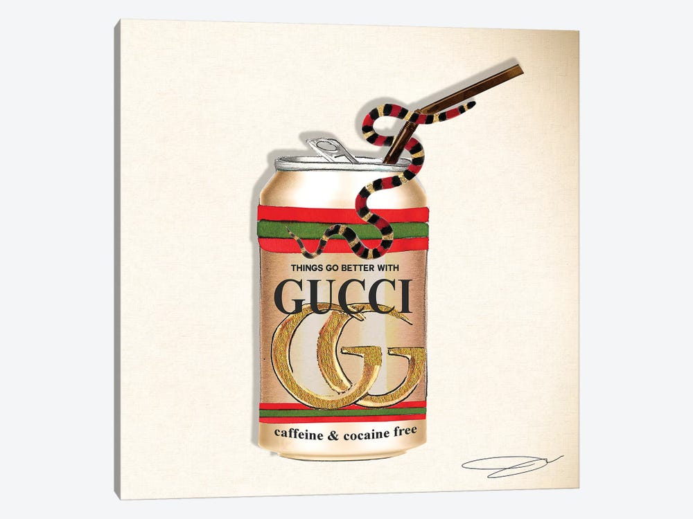 Things Go Better With Gucci by Studio One 1-piece Art Print