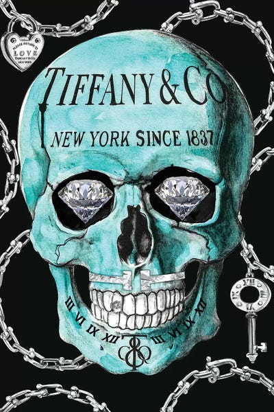Alternative Décor: Tiffany Skull by Studio One