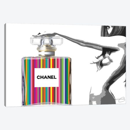 Nothing But Chanel Canvas Print #SOJ37} by Studio One Canvas Art Print