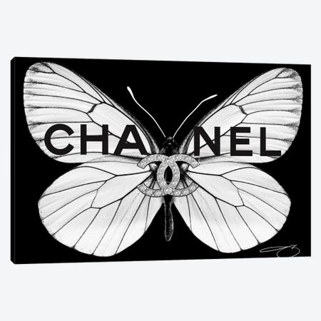 Fly As Chanel Canvas Print #SOJ46} by Studio One Canvas Art