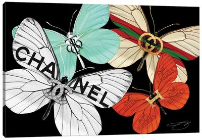 Fly As Couture Canvas Art Print - Chanel Art