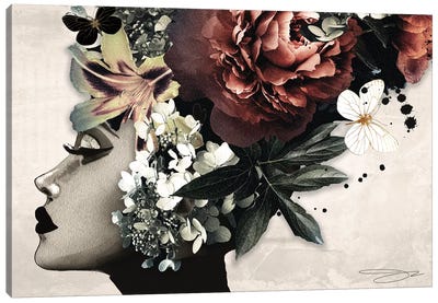 Queen Canvas Art Print - Abstract Floral & Botanical Art