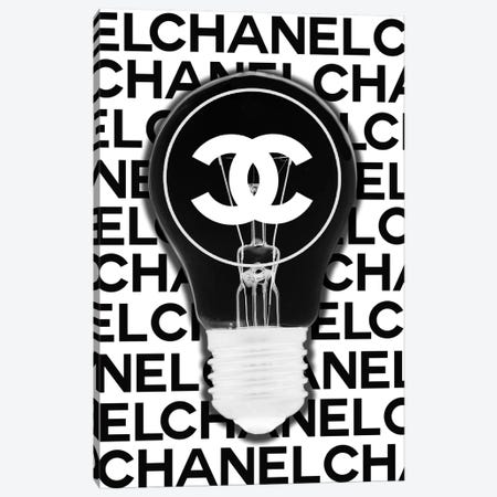 Chanel Is A Good Idea Canvas Print #SOJ79} by Studio One Canvas Wall Art