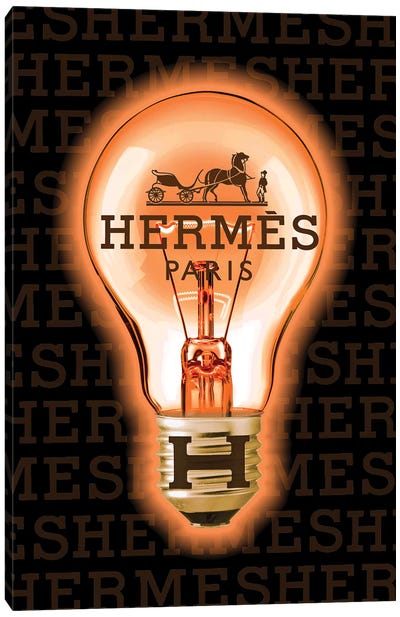Hermes Is A Good Idea Canvas Art Print - Fashion Brand Art