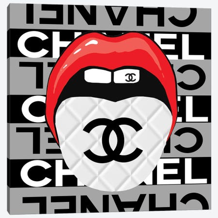 Speak To Me With Chanel Canvas Print #SOJ91} by Studio One Canvas Art