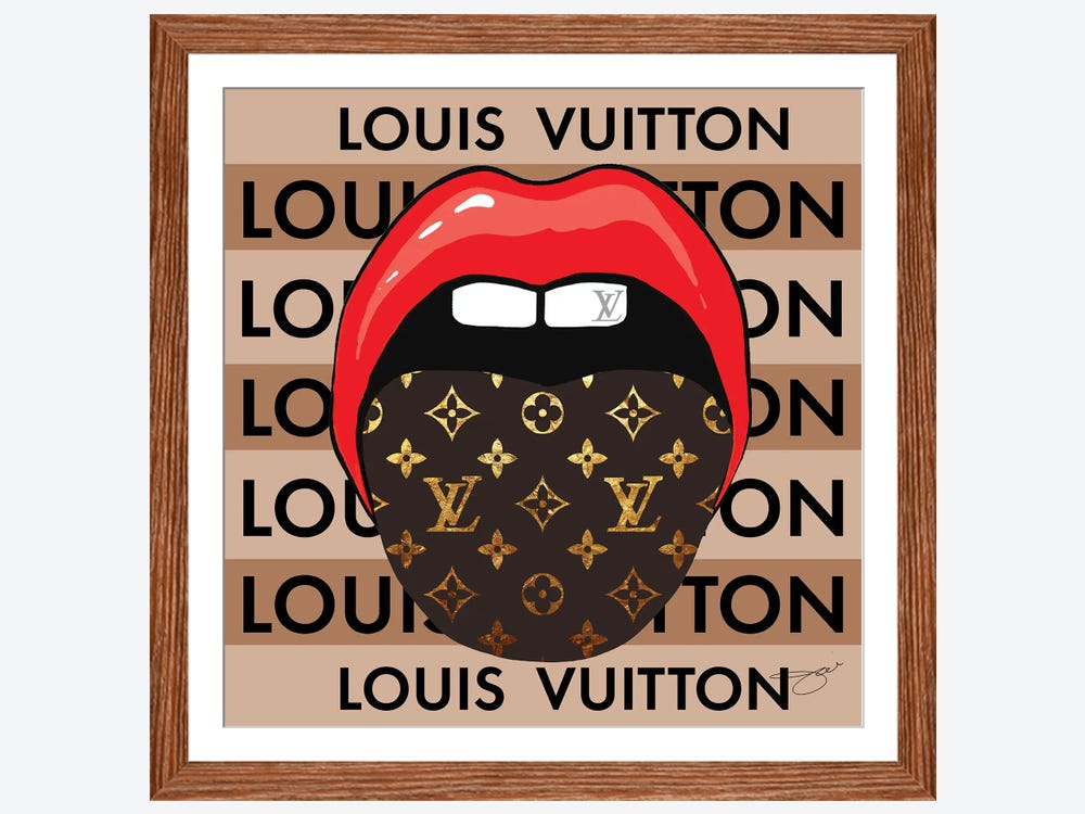 Louis Pop Art Lips - Dark