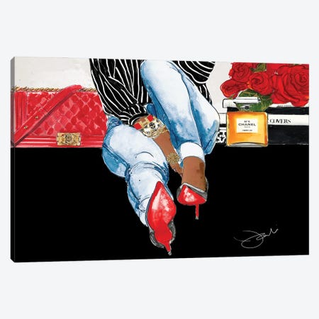 Show Me Your Shoes Canvas Print #SOJ98} by Studio One Canvas Artwork
