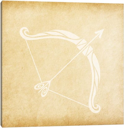 Independent Archer Canvas Art Print - Sagittarius Art
