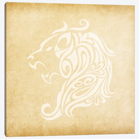 Influential Lion Canvas Print #SOL12} by 5by5collective Canvas Wall Art