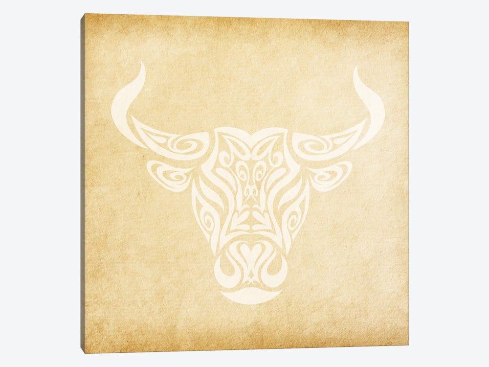 Reliable Bull by 5by5collective 1-piece Canvas Art