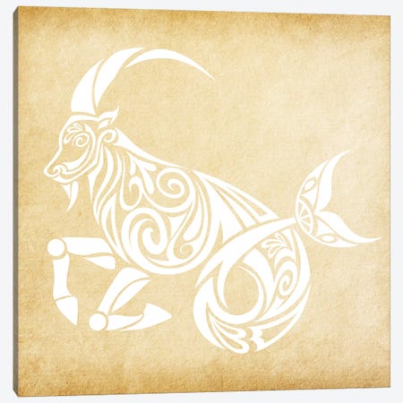 Trustworthy Sea-Goat Canvas Print #SOL20} by 5by5collective Canvas Print