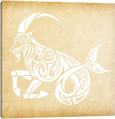 Trustworthy Sea-Goat Canvas Art Print - Capricorn