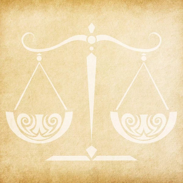 Libra: Balanced Scale by 5by5collective