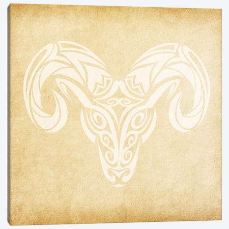 Courageous Ram Canvas Print #SOL6} by 5by5collective Canvas Art