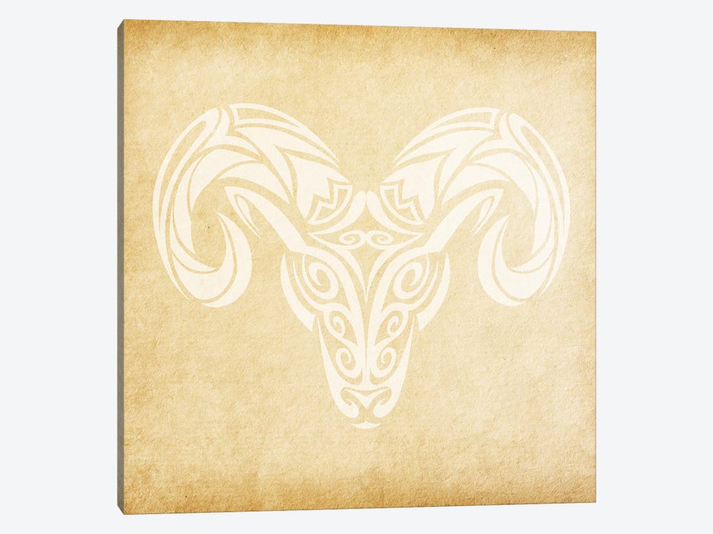 Courageous Ram by 5by5collective 1-piece Canvas Print