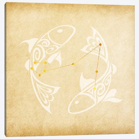 Imaginative Fish with Constellation Canvas Print #SOL7} by 5by5collective Canvas Art