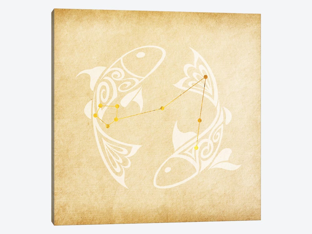 Imaginative Fish with Constellation by 5by5collective 1-piece Canvas Art