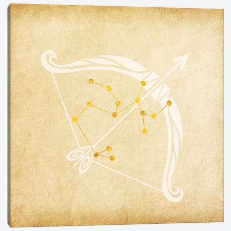 Independent Archer with Constellation Canvas Print #SOL9} by 5by5collective Art Print